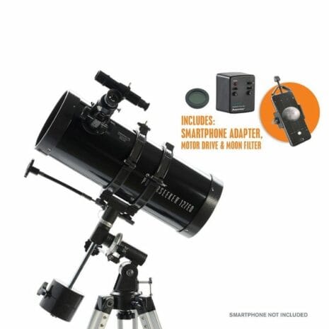 Untitled design PowerSeeker 127EQ-MD Newtonian with Phone Adapter & Moon Filter