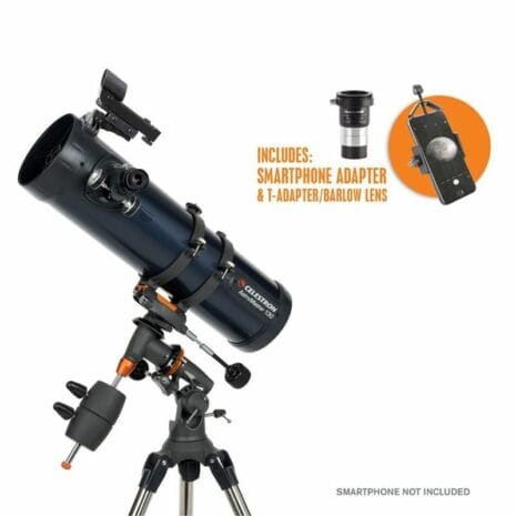 AstroMaster 130EQ Newtonian with Phone Adapter & T-Adapter/Barlow