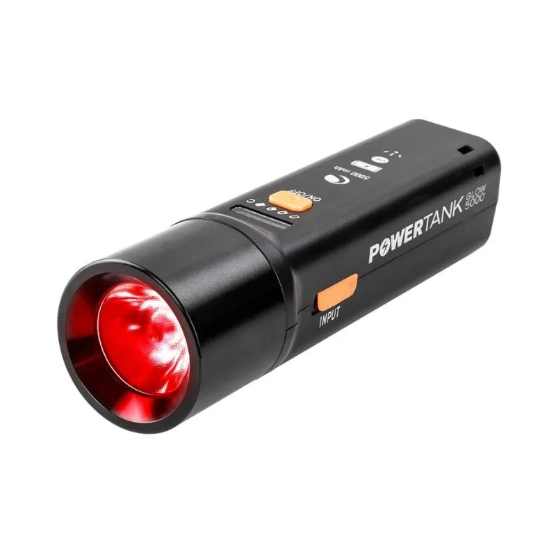 PowerTank Glow 5000 – Flashlight with Red LED
